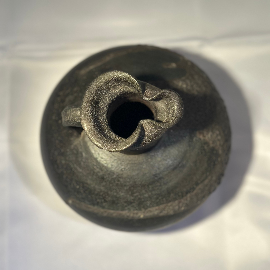 Volcanic Black Yakishime Pitcher