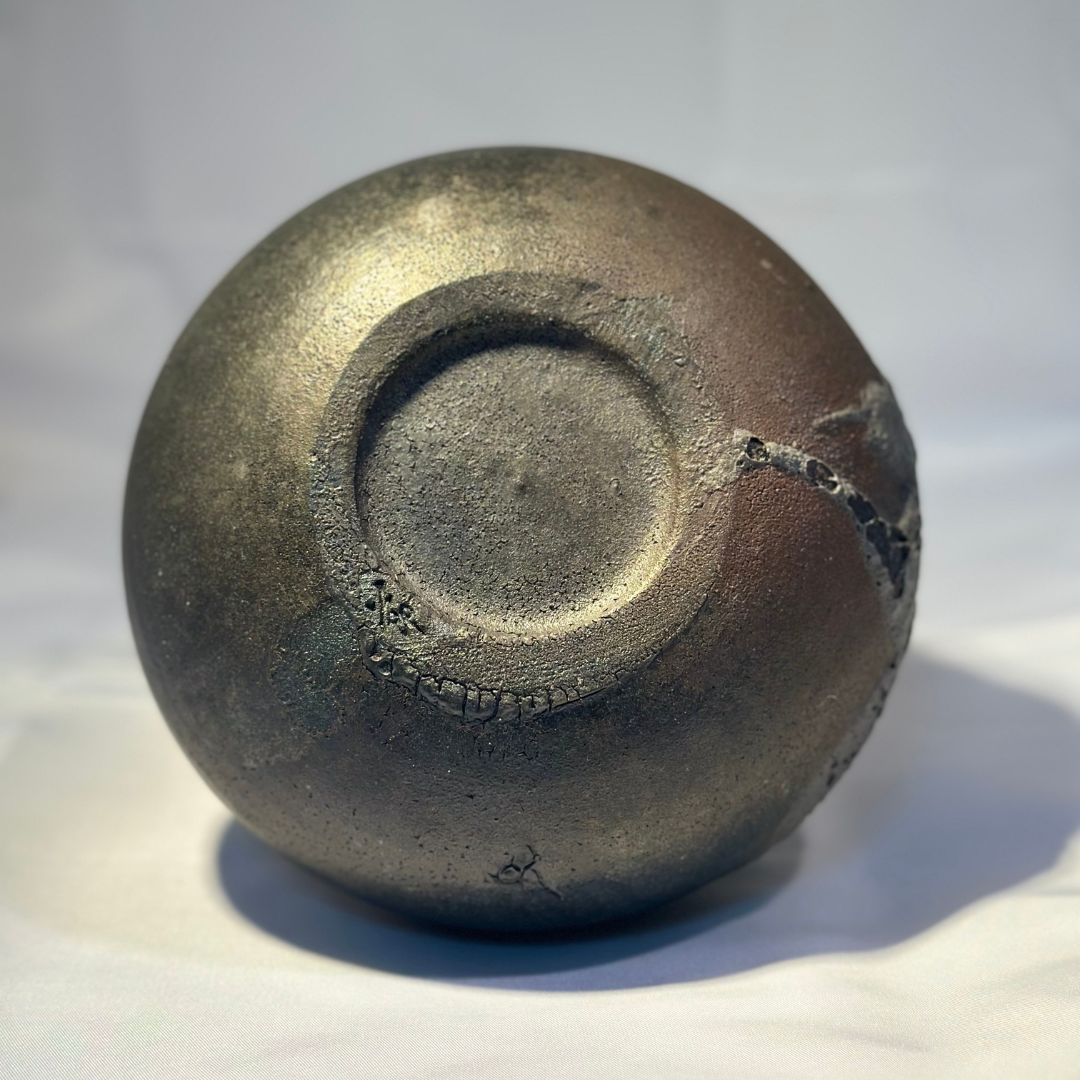 Volcanic Black Yakishime Pitcher
