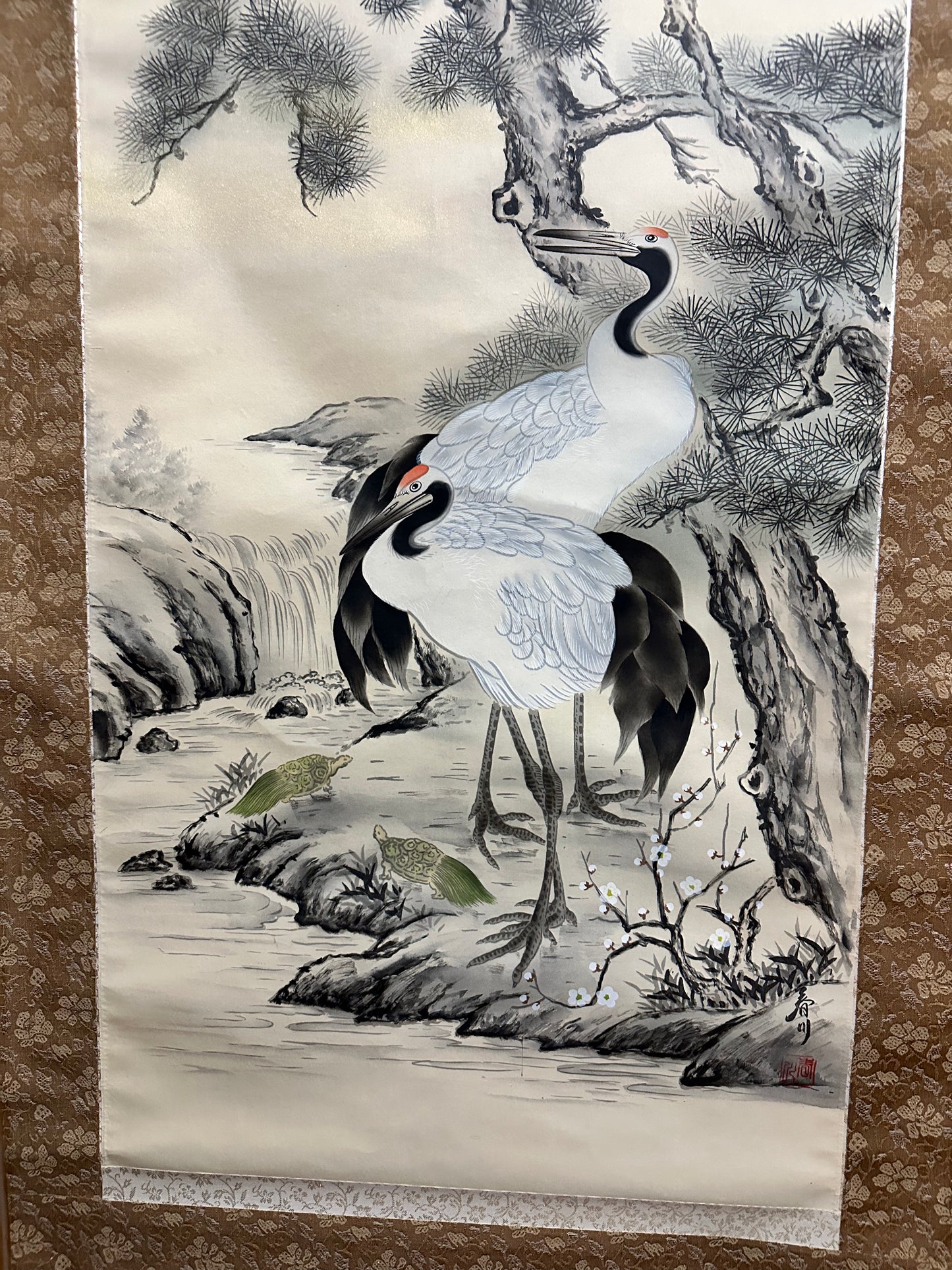 Authentic Japanese Hanging Scroll by Nakamura Shunsen (中村春川).