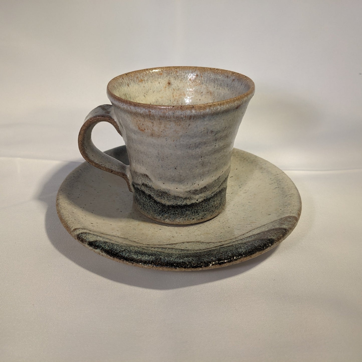 Coffee cup and saucer set