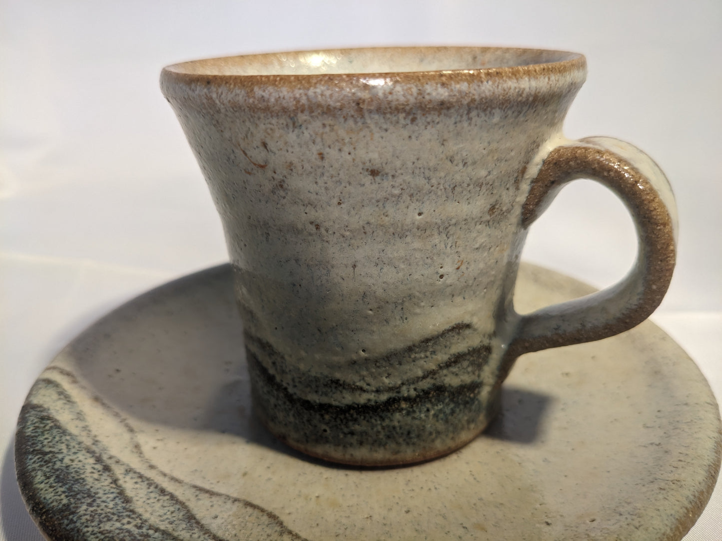 Coffee cup and saucer set